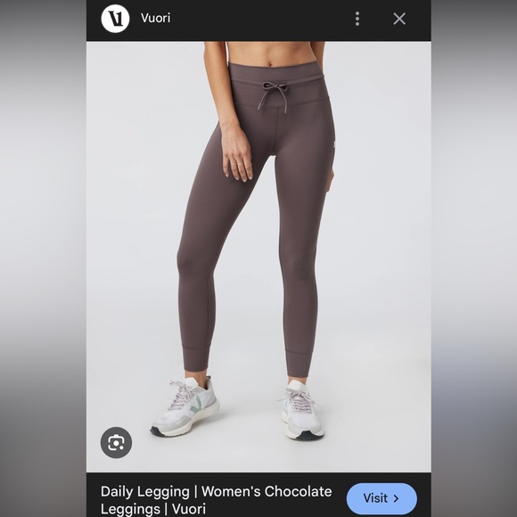 Vuori Pants - Vuori Women's Chocolate Leggings